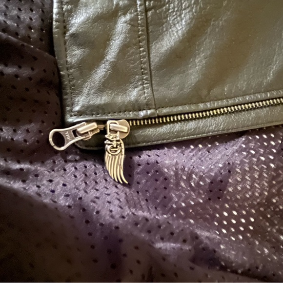 Harley Davidson Leather Ladies Medium Jacket - Picture 9 of 10